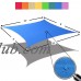 Alion Home Square Royal Blue Waterproof Woven Sun Shade Sail For Patio Pool Deck Porch Garden in Vibrant Colors 8'x 12'   